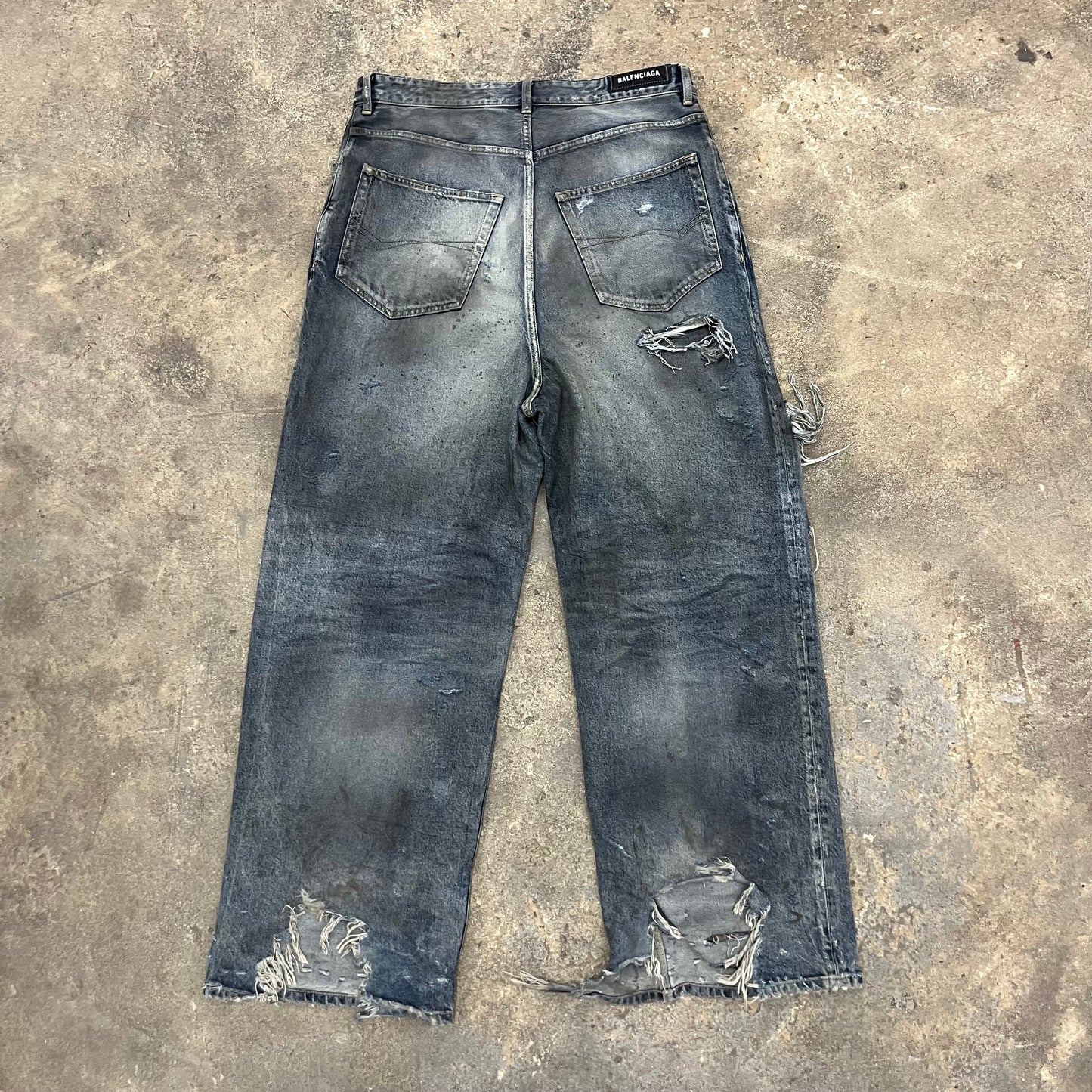 Balenciaga SS23 Oil Spill Denim