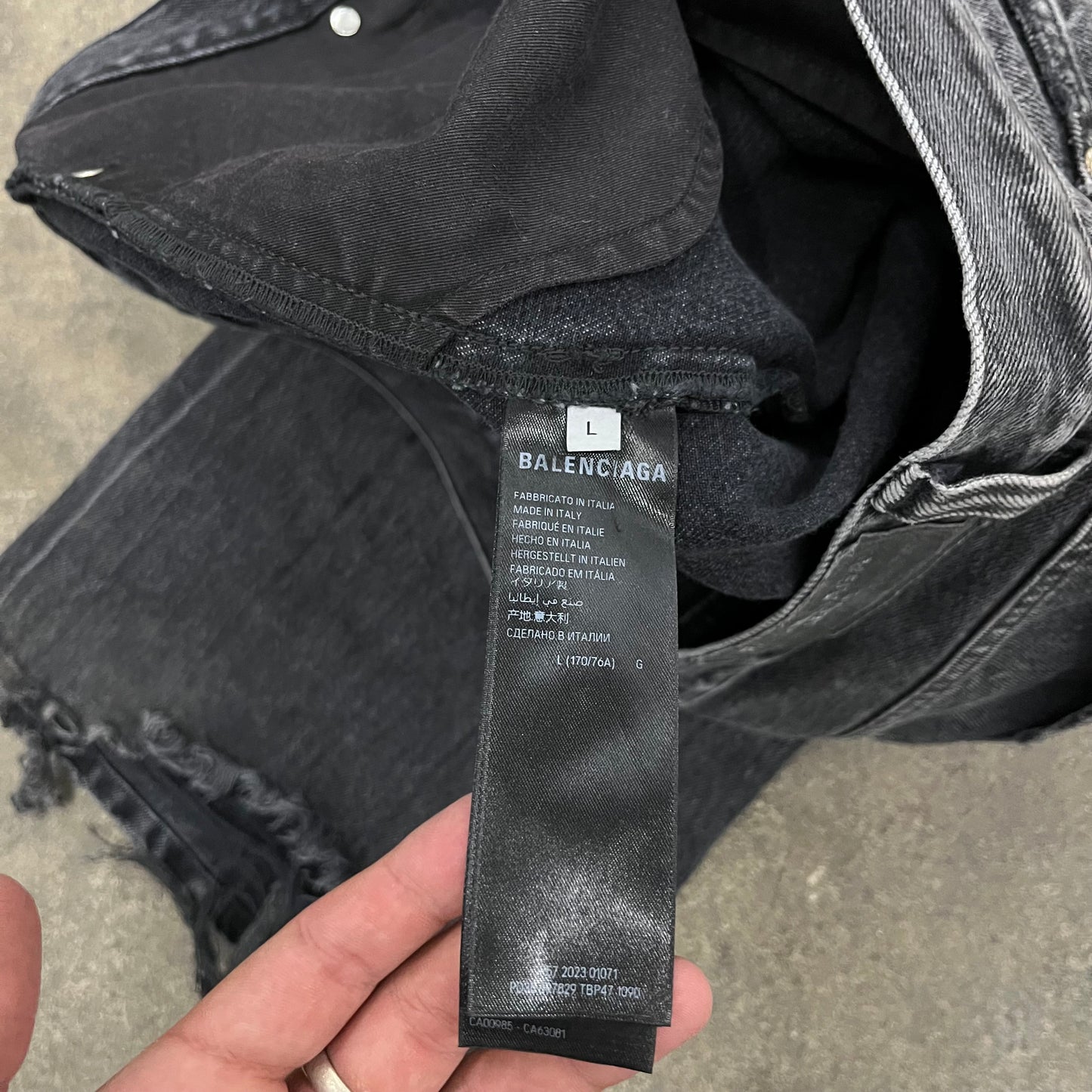 Balenciaga Lost Tape Denim