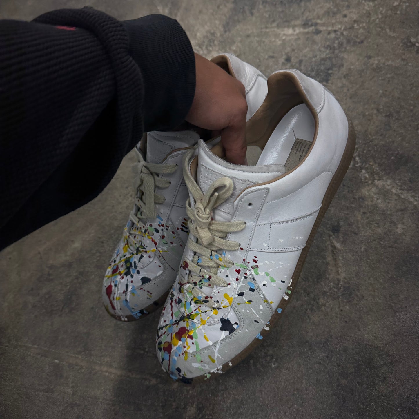 Maison Margiela White Splatter Paint GAT