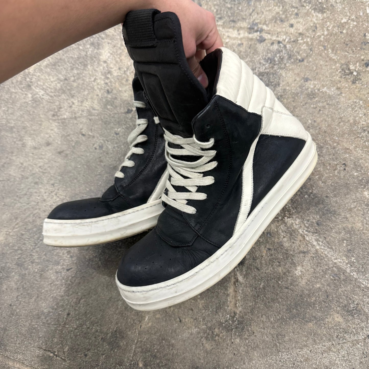 Rick Owens Oreo Geobaskets