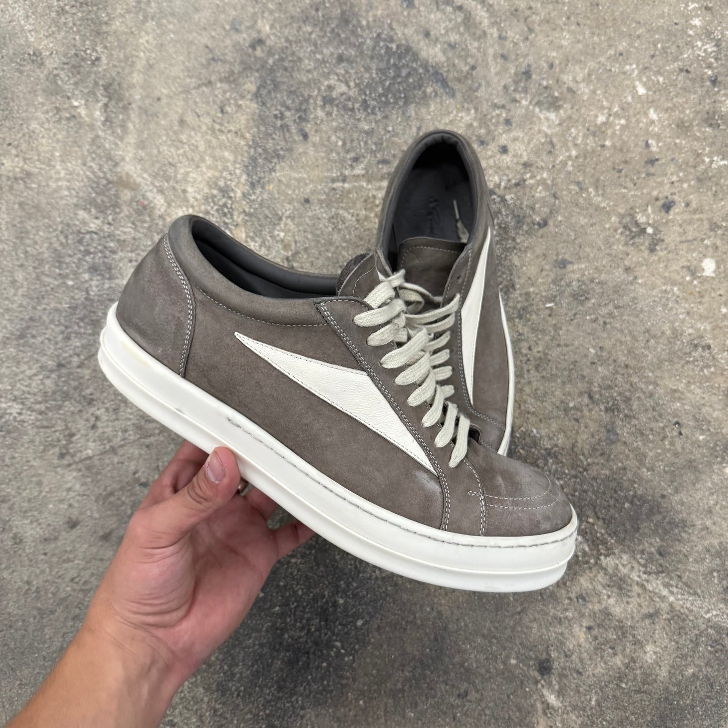 Rick Owens Suede Vintage Sneaker