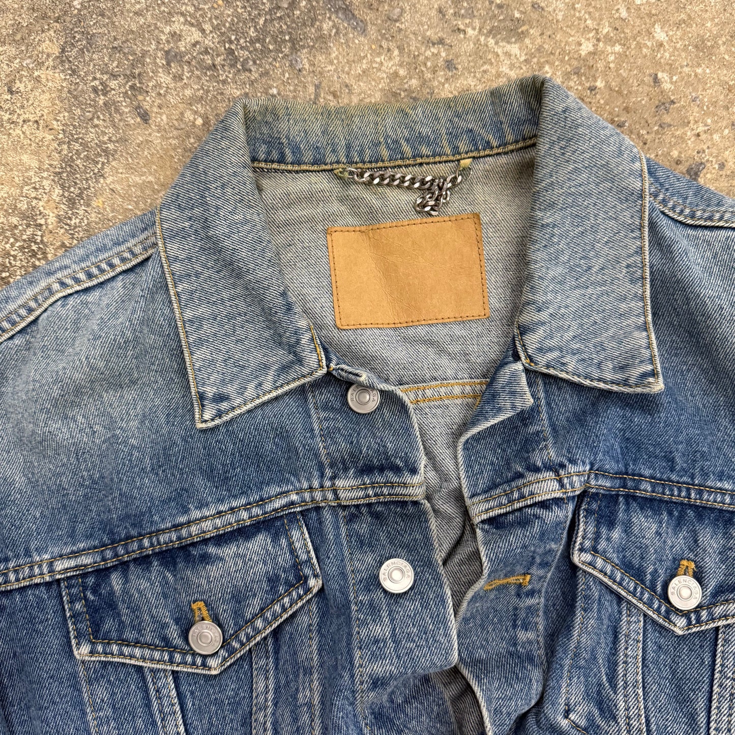 Balenciaga AW16 Denim ‘Swing’ Jacket