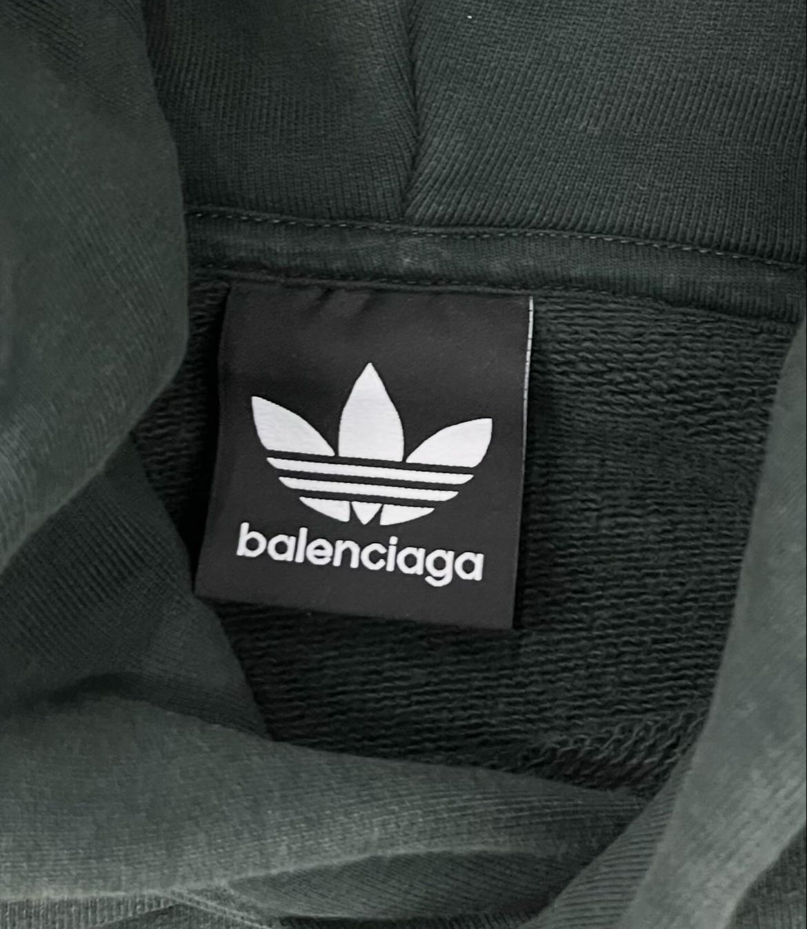 Balenciaga Adidas Trefoil Hoodie in Green