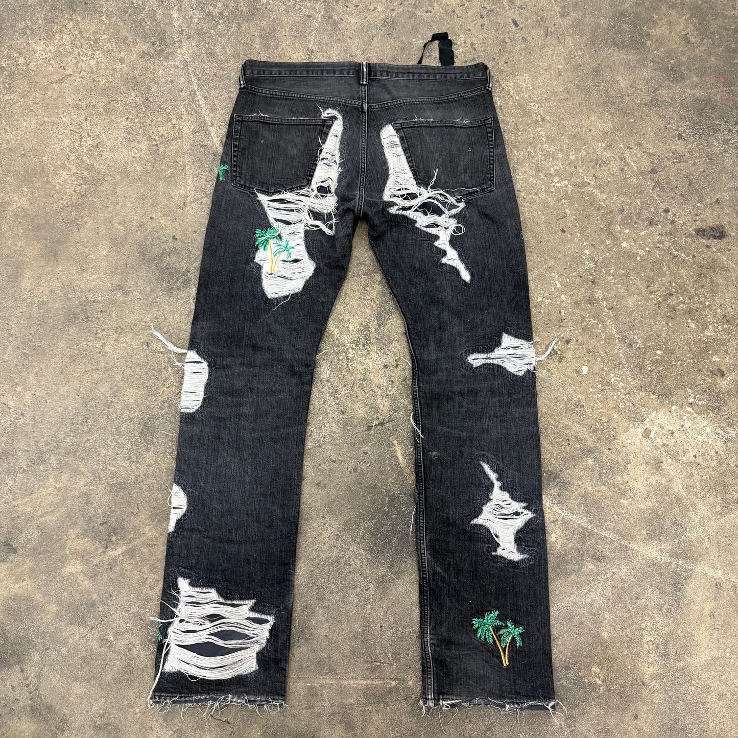 VLONE RUNWAY PALM TREE DENIM