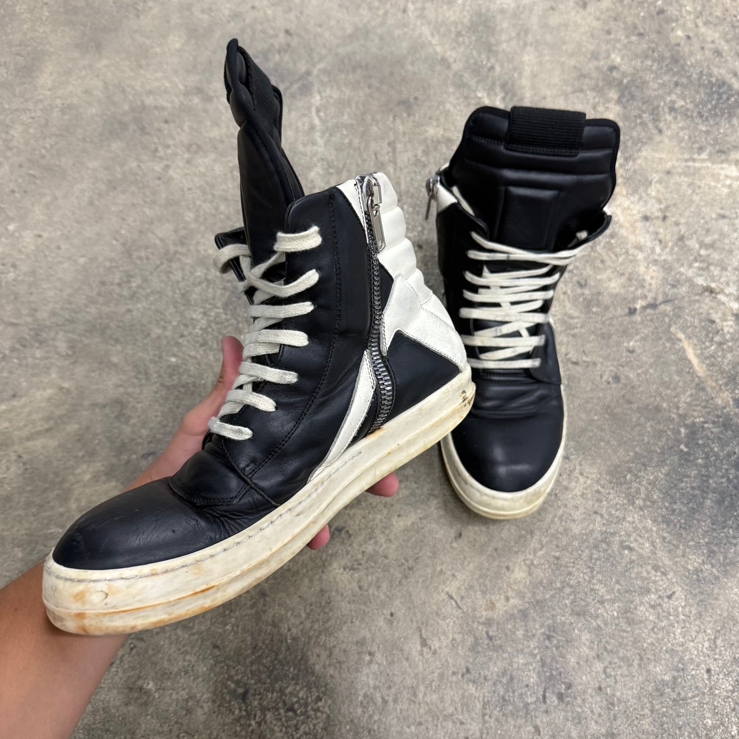 Rick Owens Oreo Geobasket