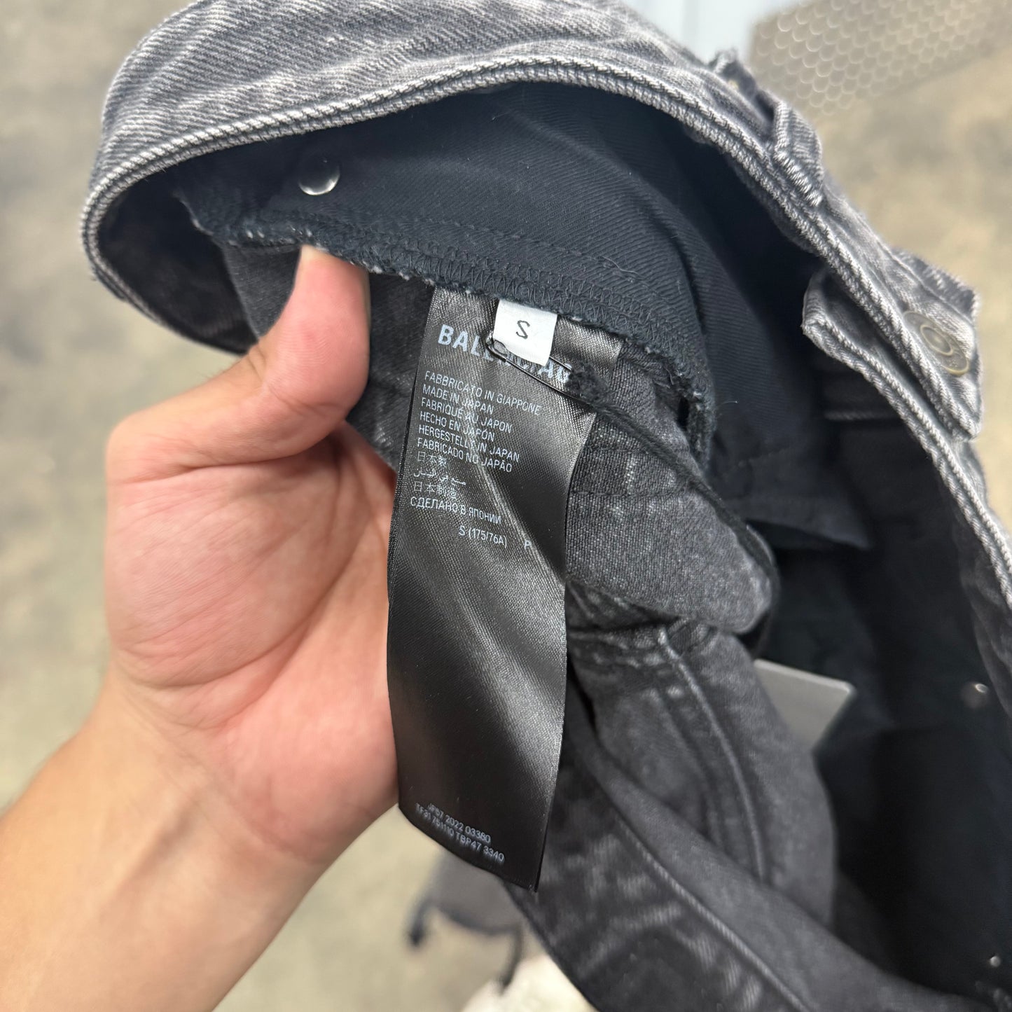 Balenciaga Distressed Denim