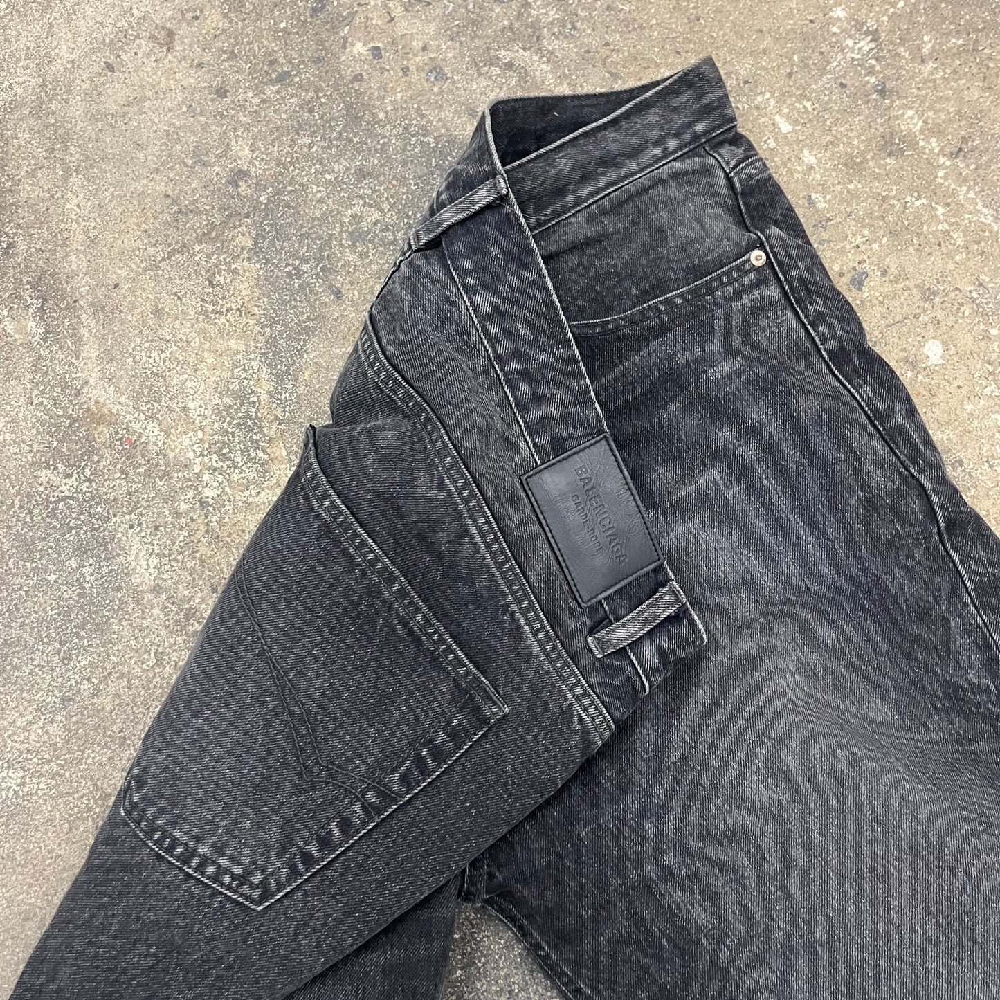 Balenciaga Garde Robe Flared denim