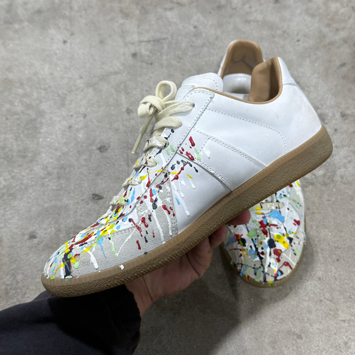 Maison Margiela White ‘Splatter Paint’ GAT
