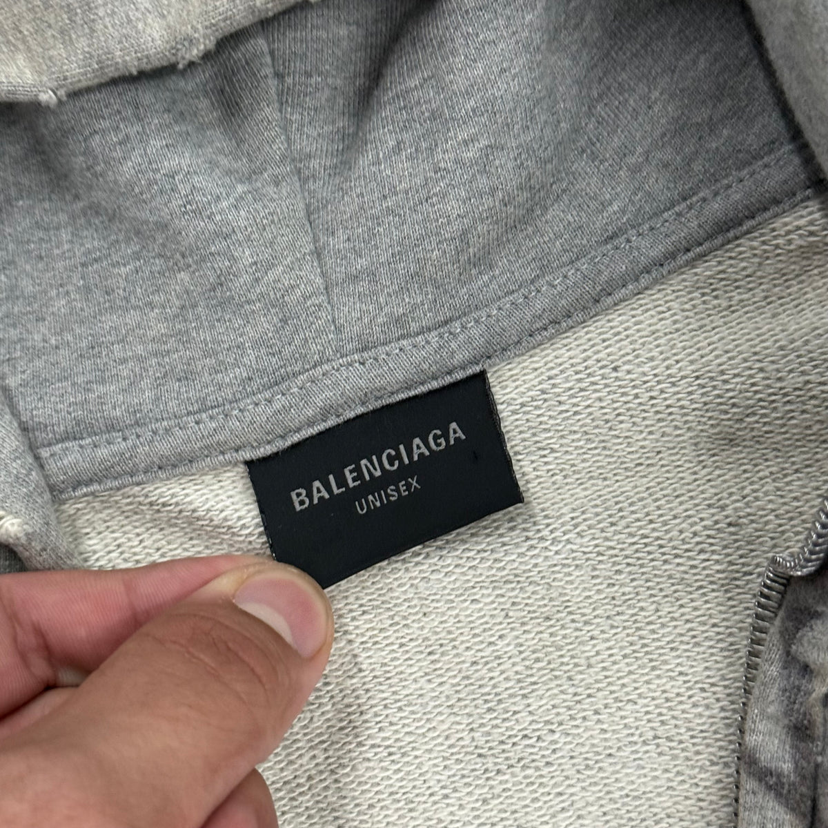 Balenciaga Grey ‘Graffiti’ Zipup