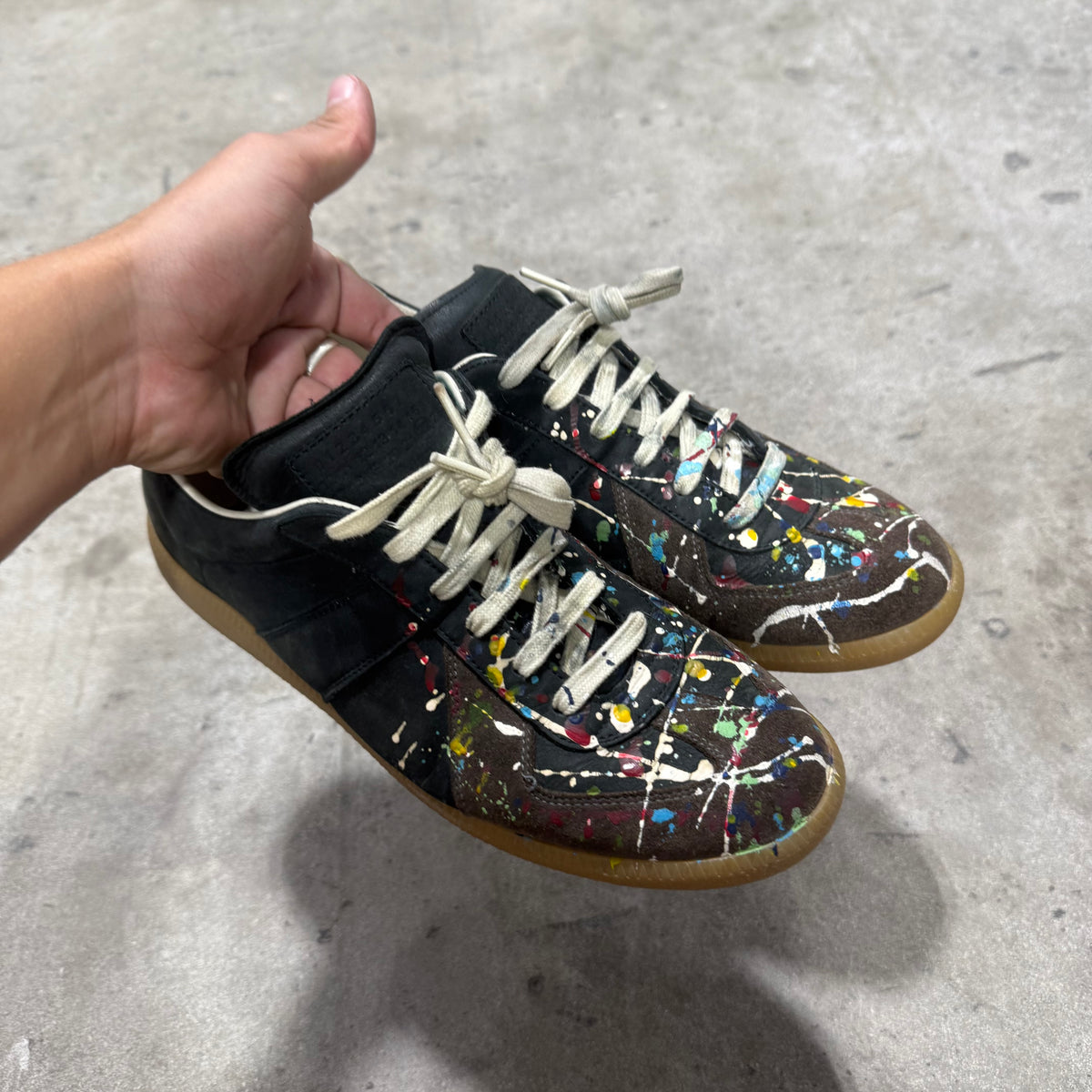 Maison Margiela ‘Black’ Splatter Paint GAT