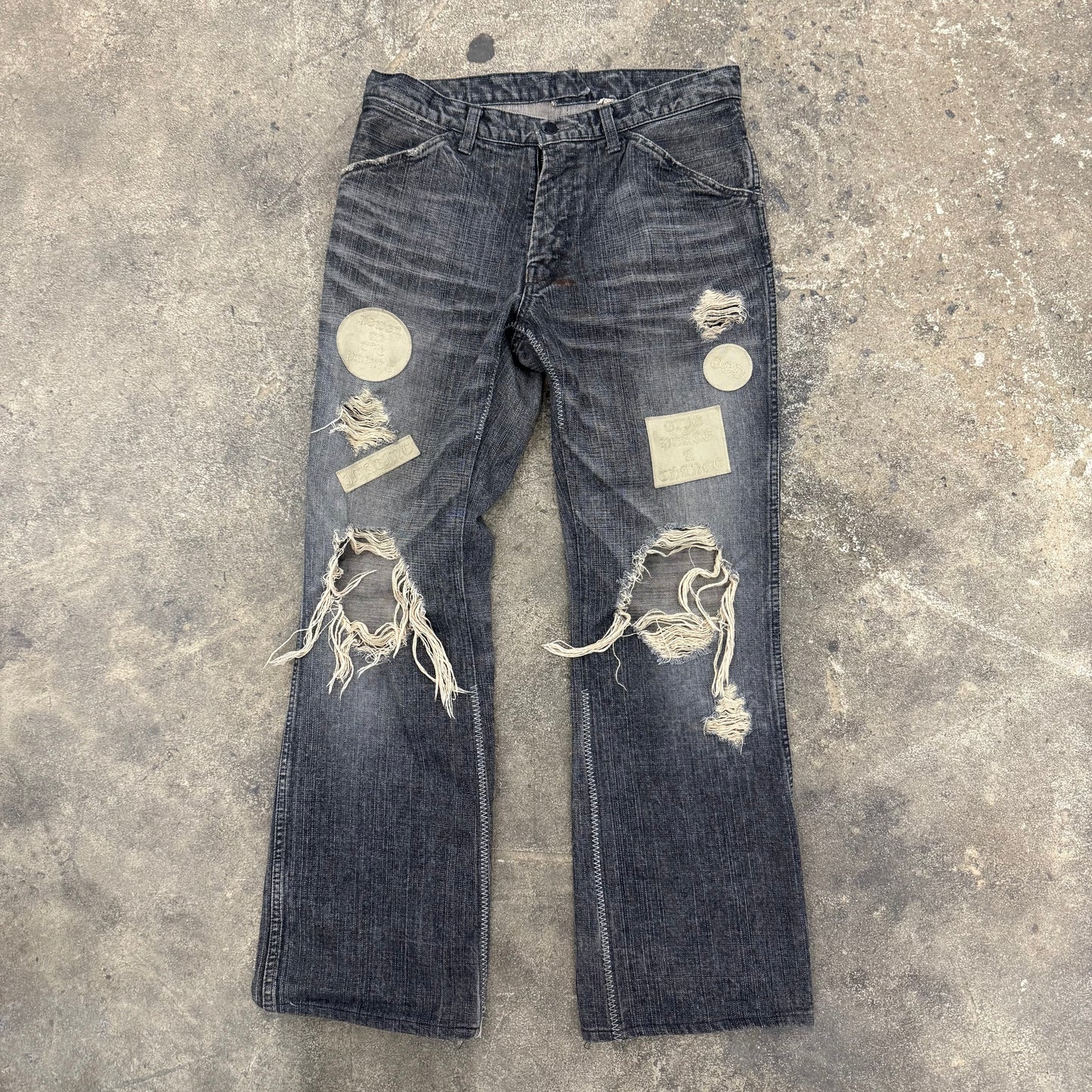 Number (N)ine Give Peace a Chance Denim