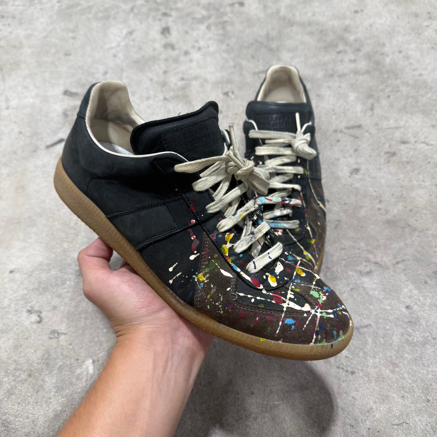 Maison Margiela ‘Black’ Splatter Paint GAT