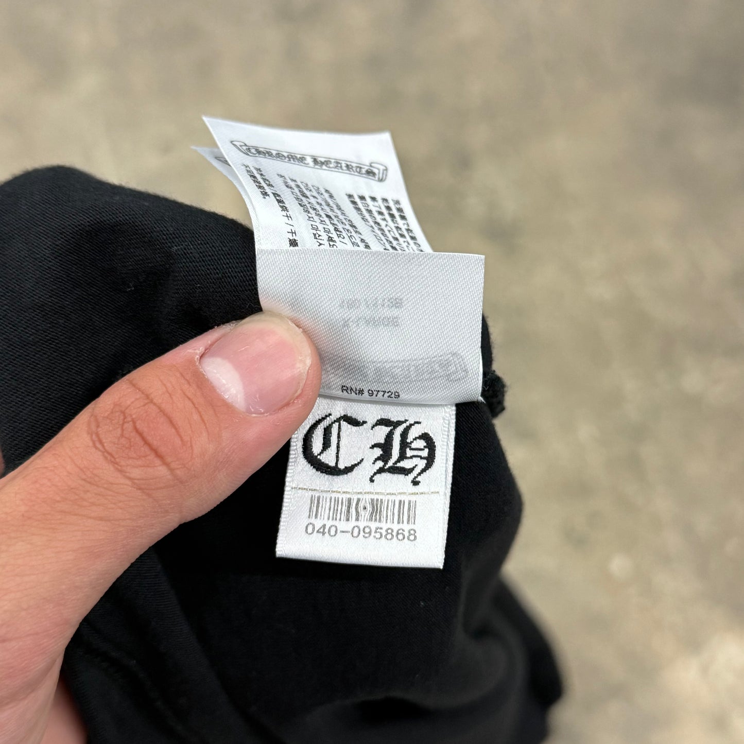 Chrome Hearts Scroll Pocket tee