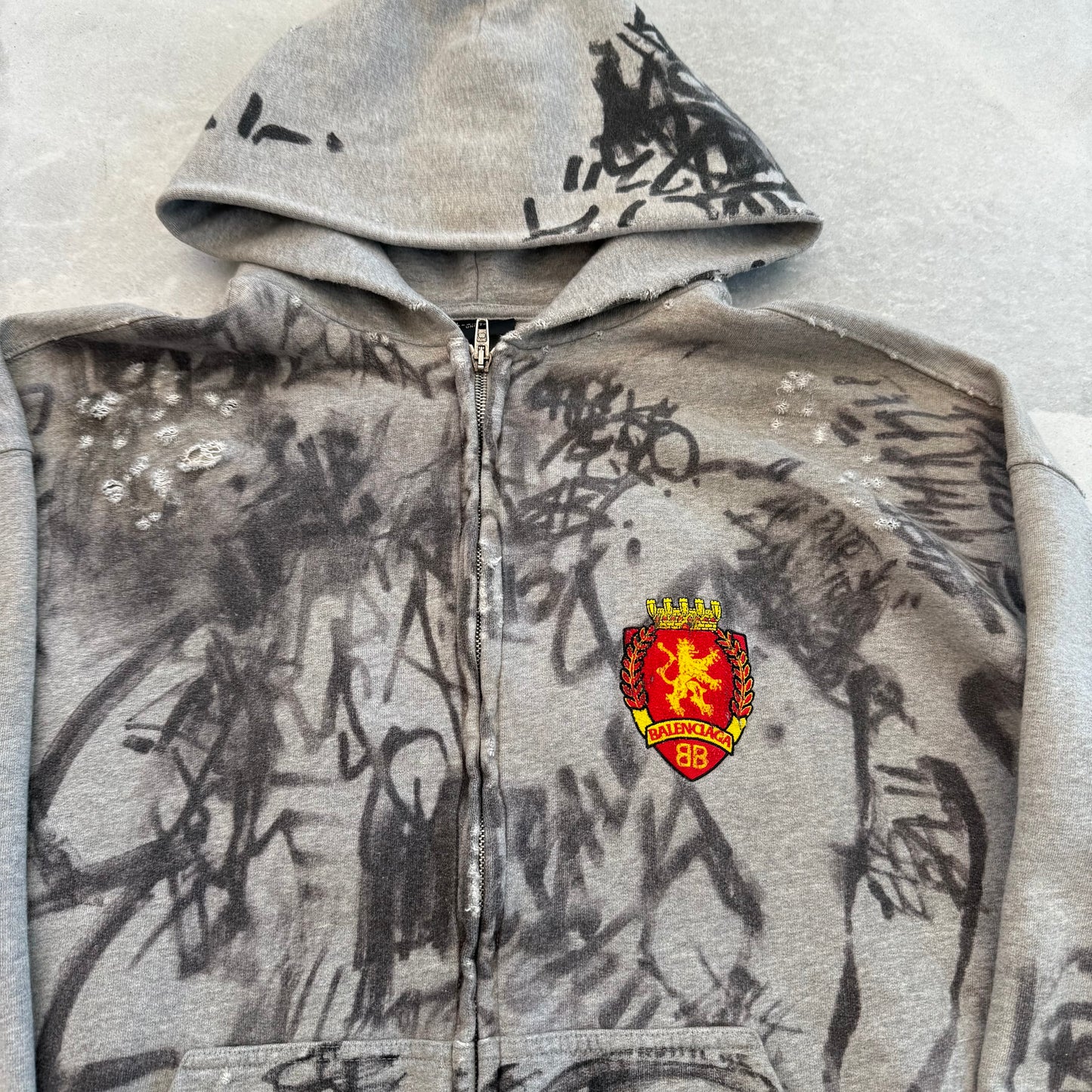 Balenciaga Graffiti Zipup