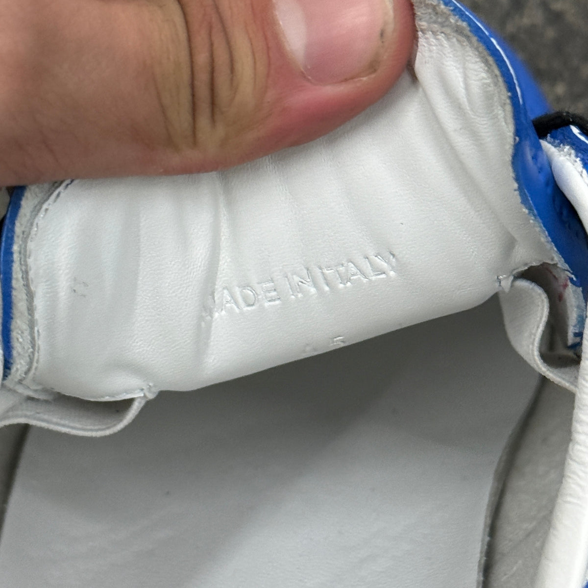 Maison Margiela Blue Patent Leather GAT