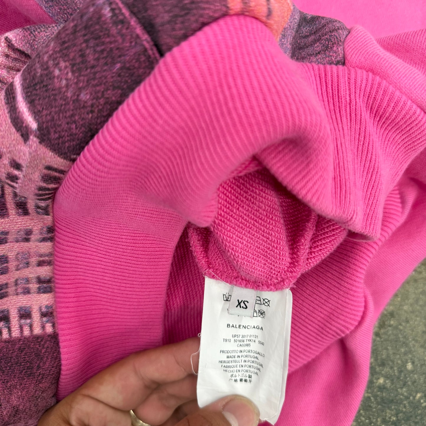 Balenciaga ‘NYC’ Air Brush Hoodie