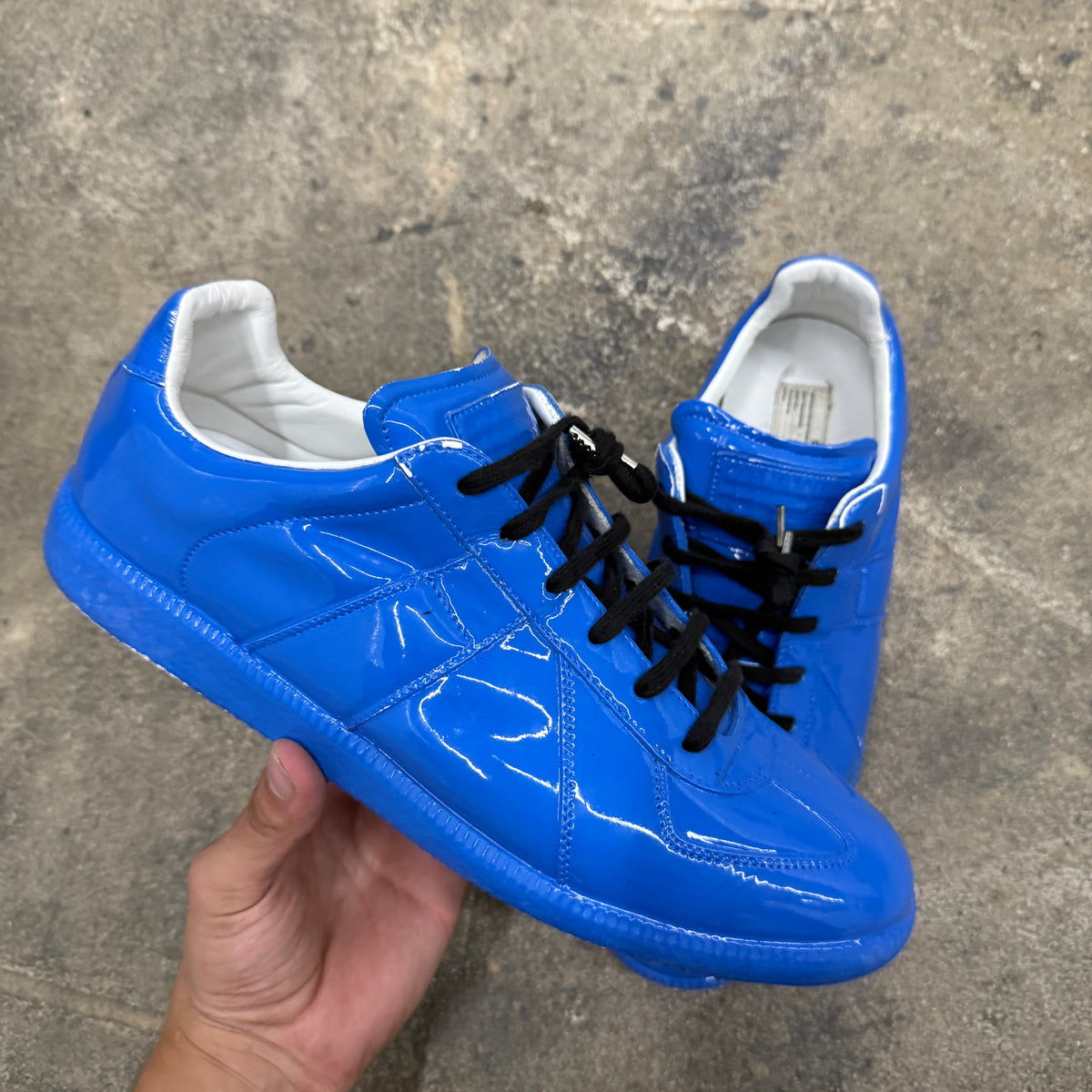 Maison Margiela Blue Patent Leather GAT