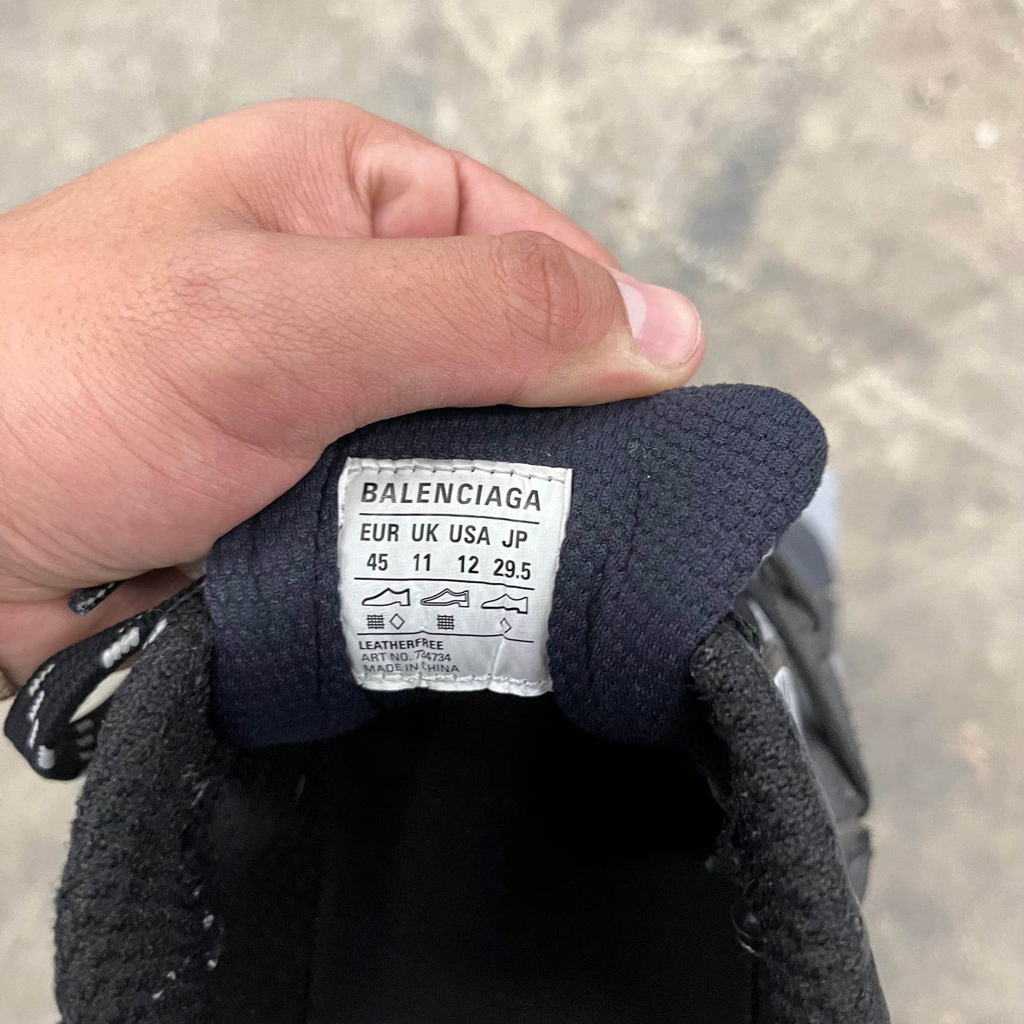 Balenciaga 3XL Sneaker in Black