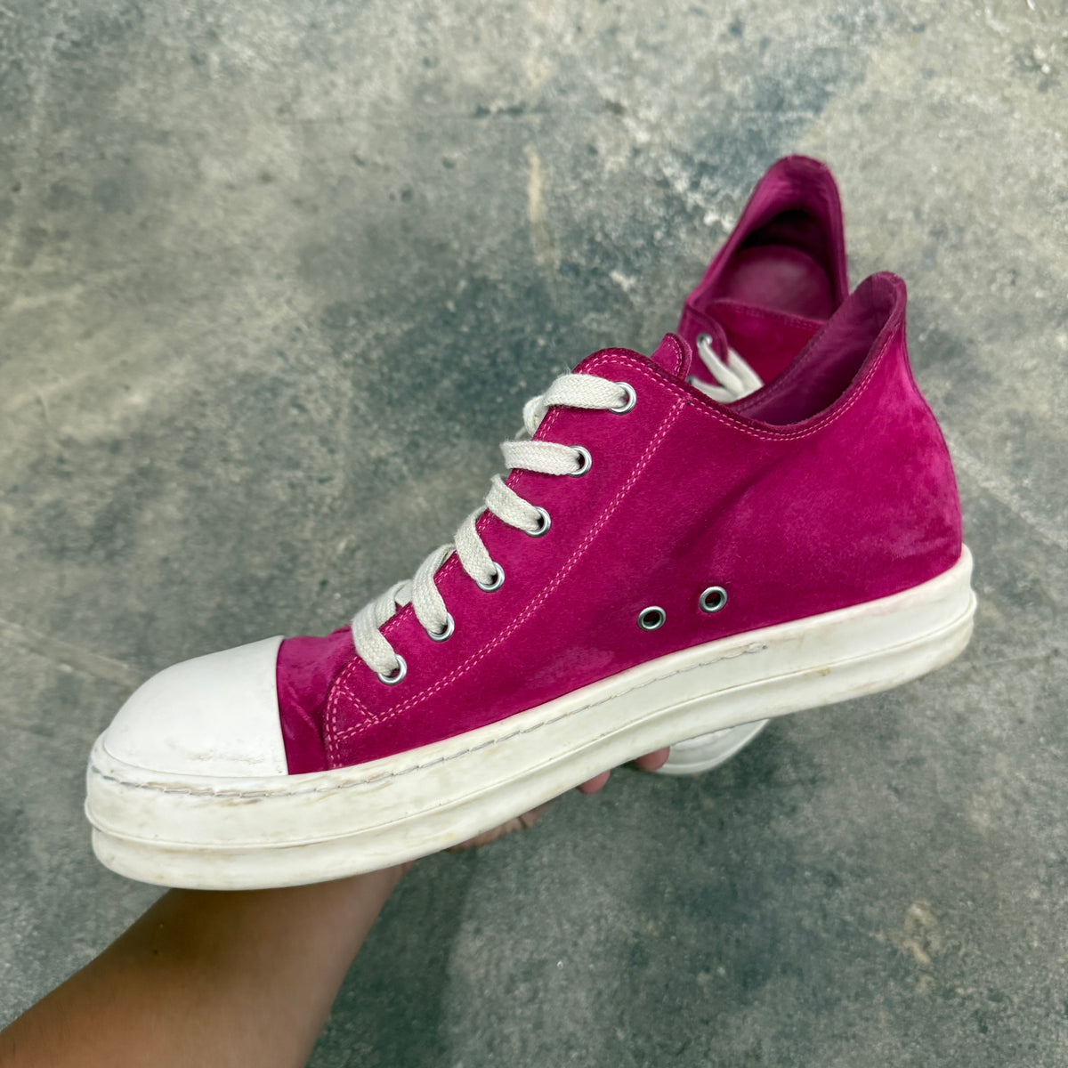 Rick Owens Mainline Suede Ramones