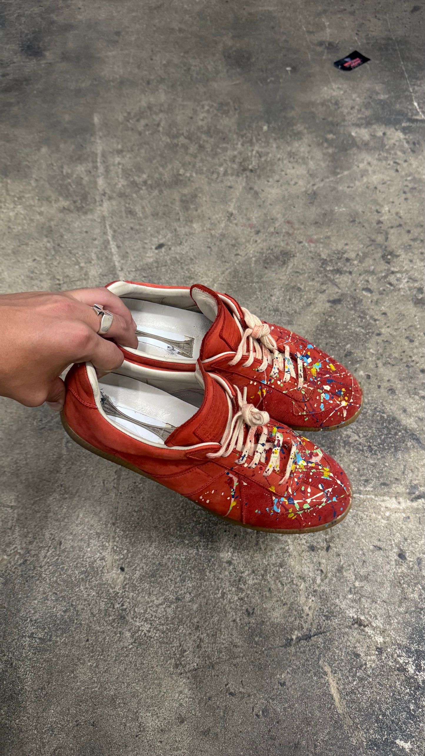 Maison Margiela Red Splatter Paint GAT