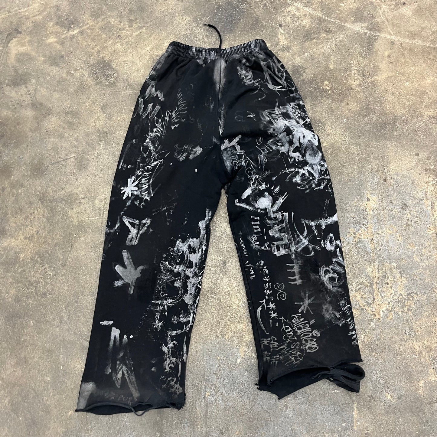 Balenciaga Black Skater Graffiti Sweats