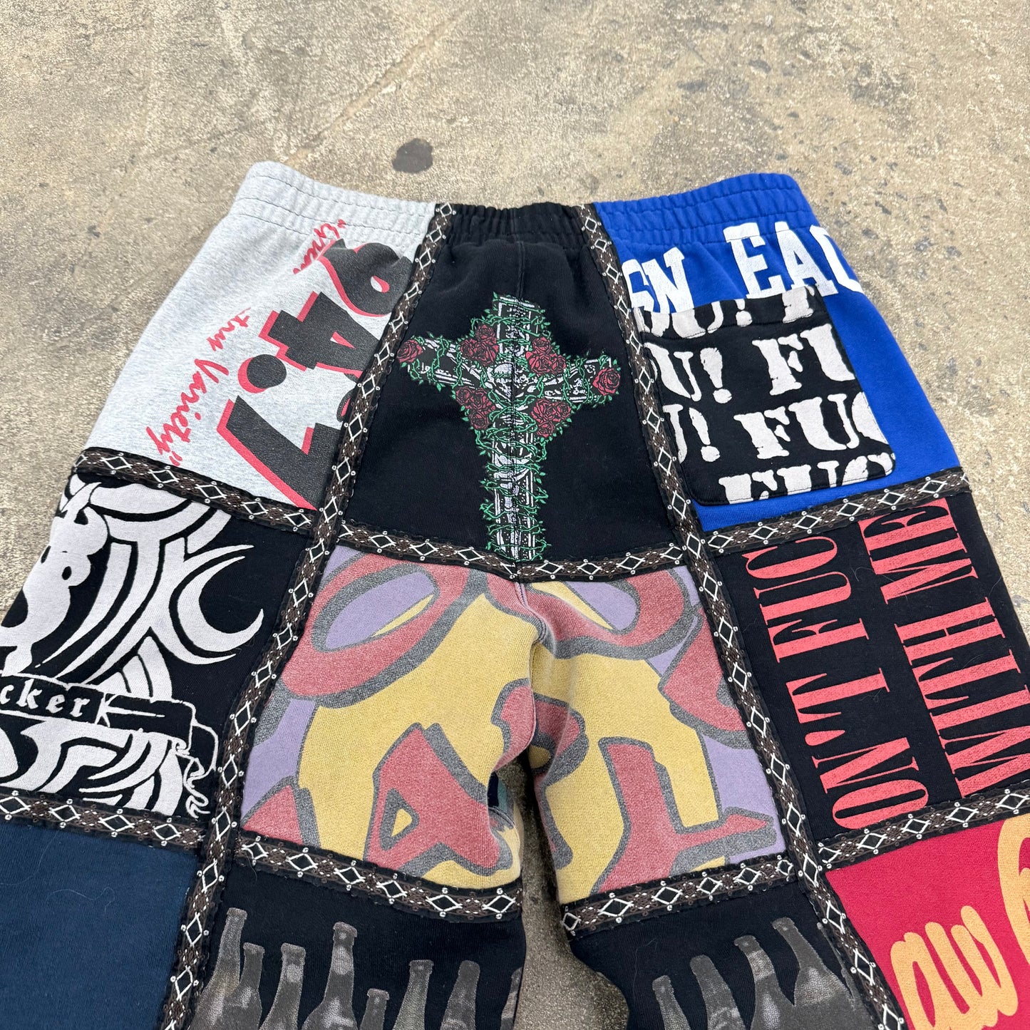 Supreme Number (N)ine Patchwork Sweatpants