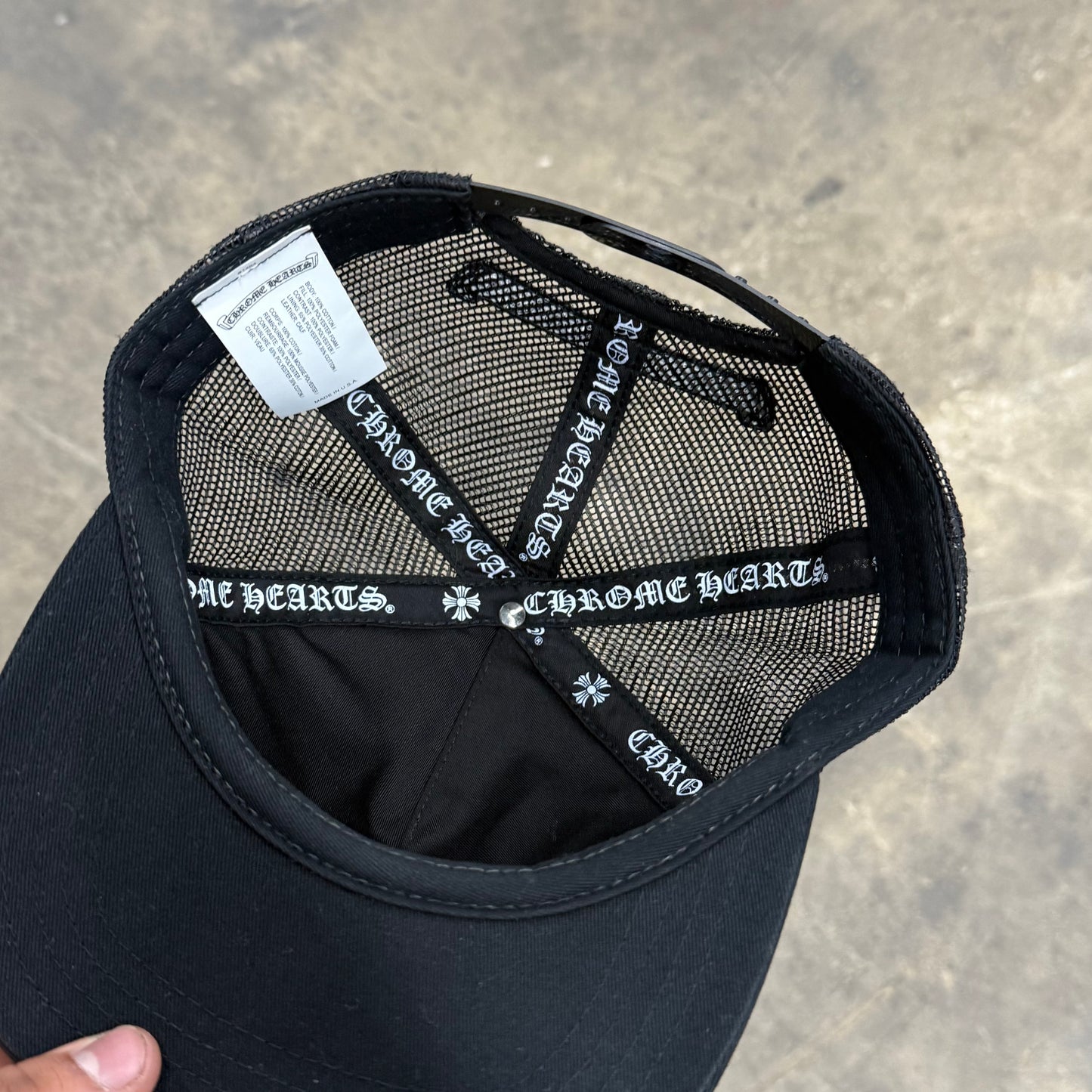 Chrome Hearts Triple Cross ‘Pony Hair’ Hat