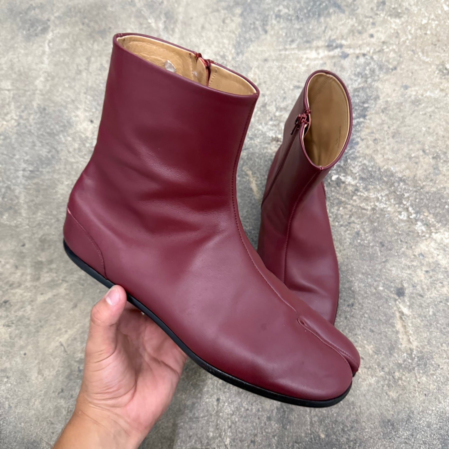 Maison Margiela Red Tabi Boots