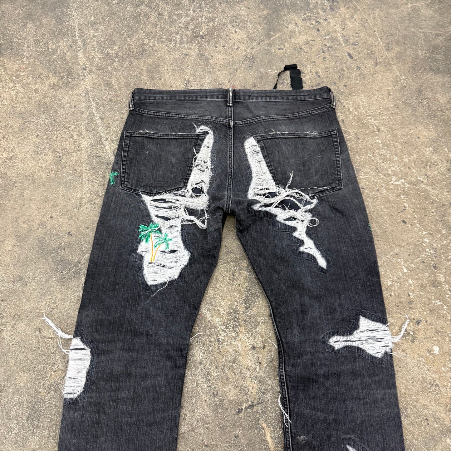 VLONE RUNWAY PALM TREE DENIM