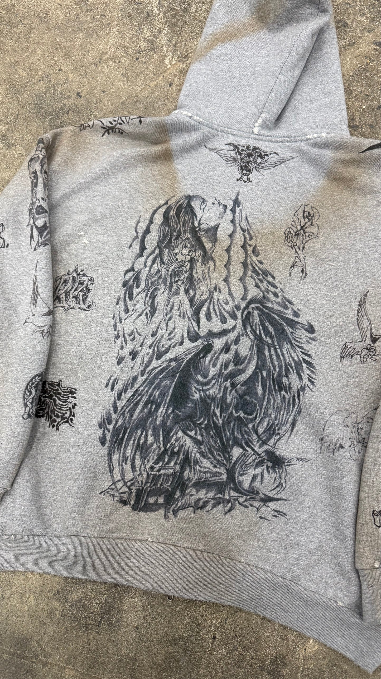 Balenciaga Tattoo Zipup