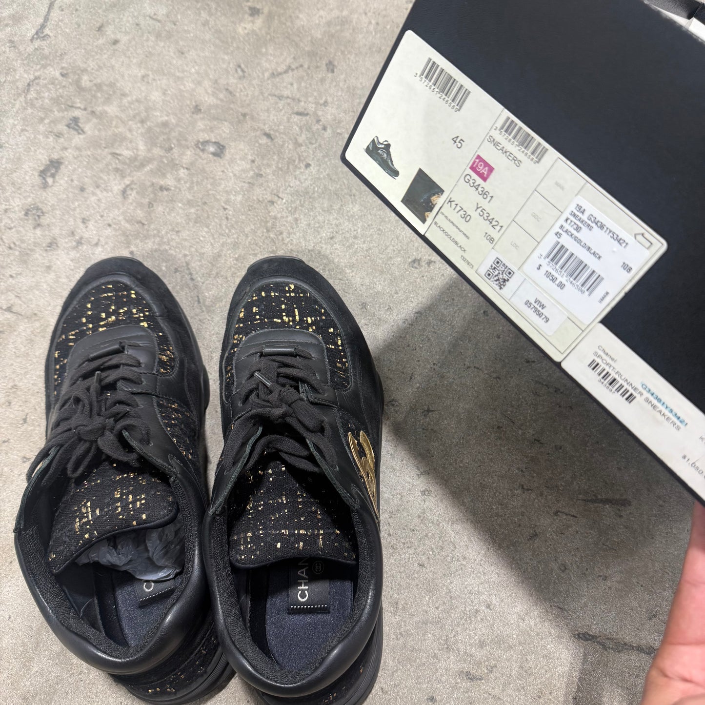 Chanel CC ‘Tweed’ Trainer