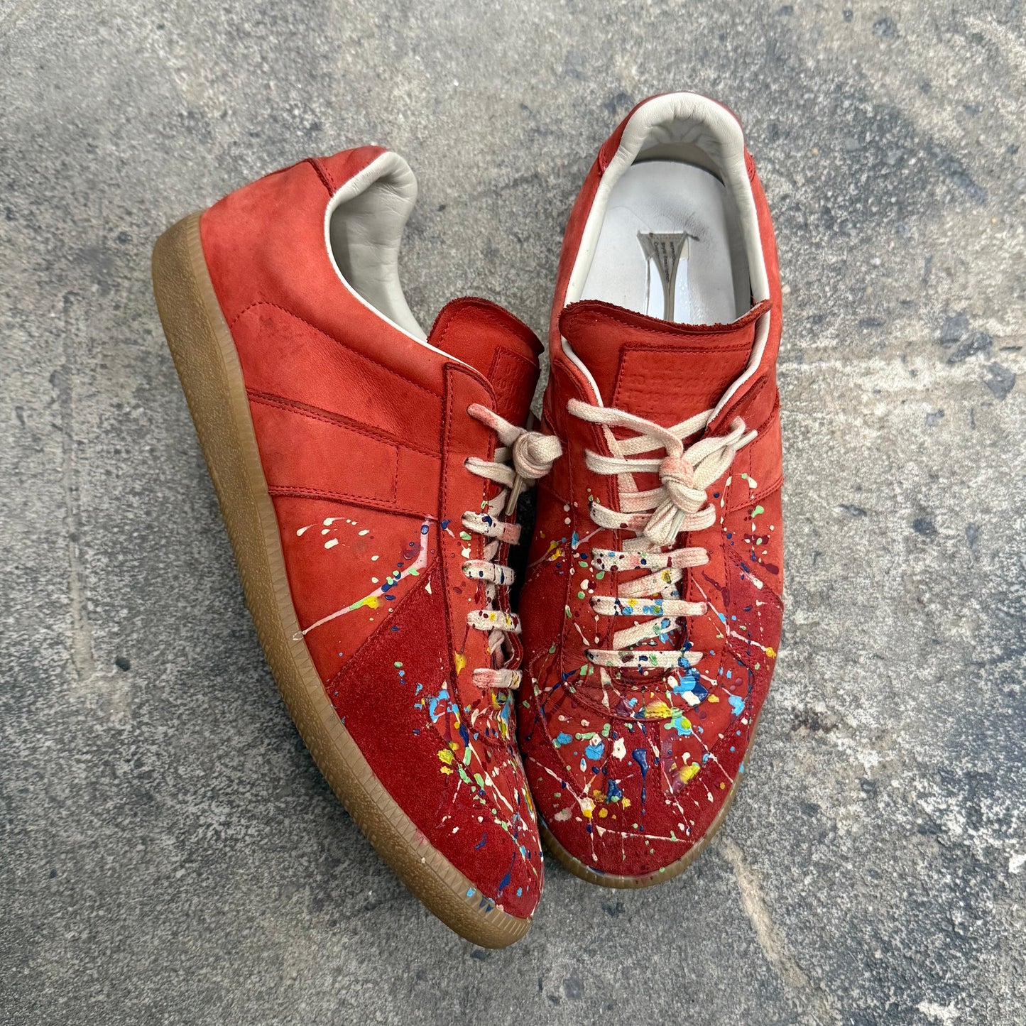 Maison Margiela Red Splatter Paint GAT