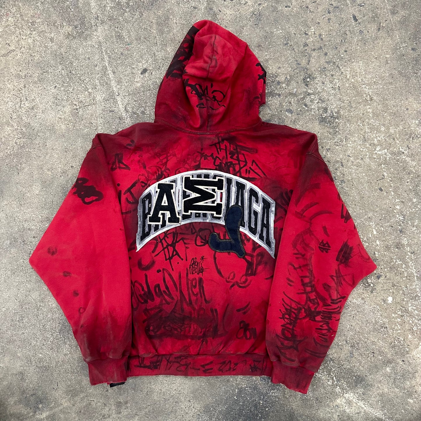 Balenciaga Graffiti Zipup