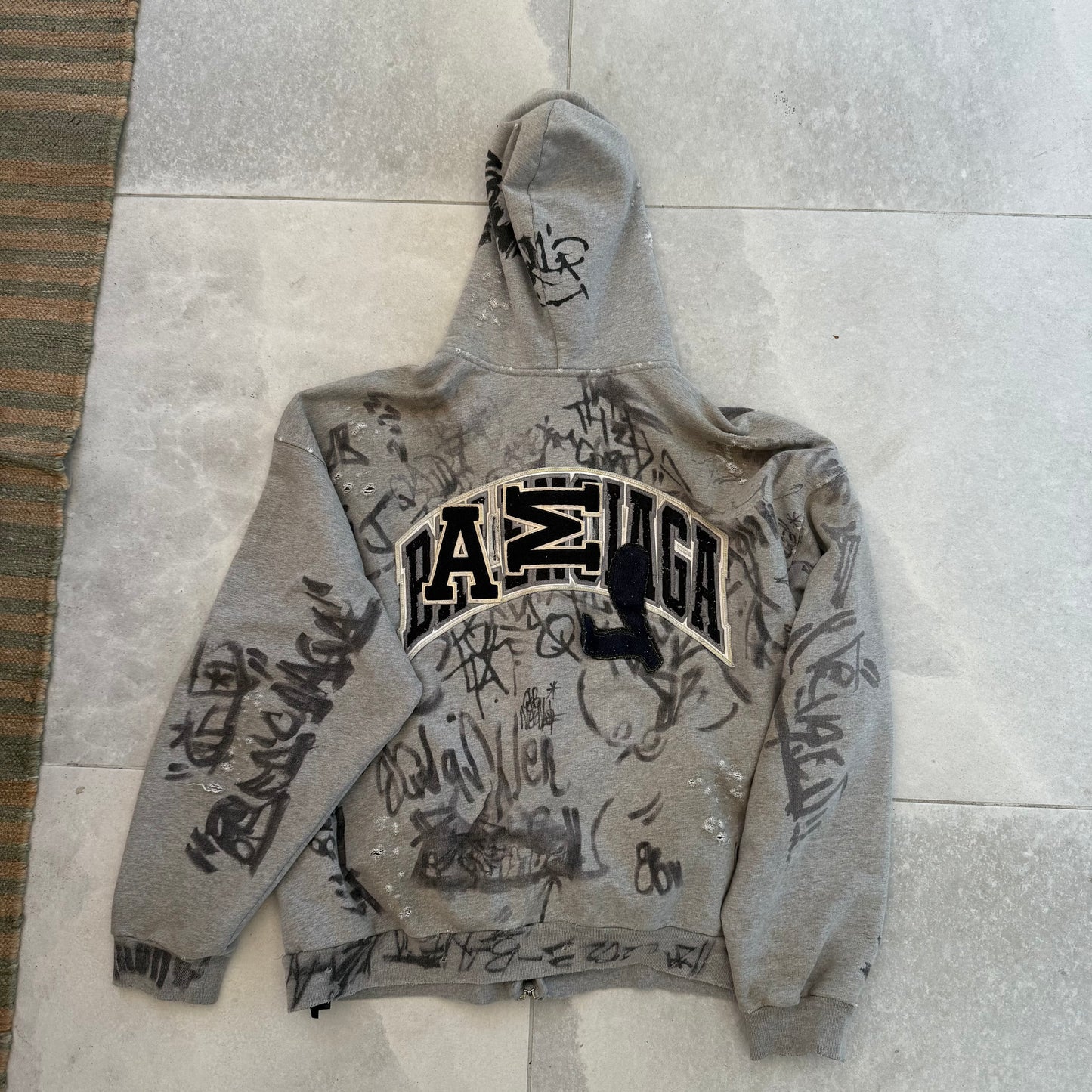 Balenciaga Graffiti Zipup