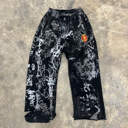 Balenciaga Black Skater Graffiti Sweats