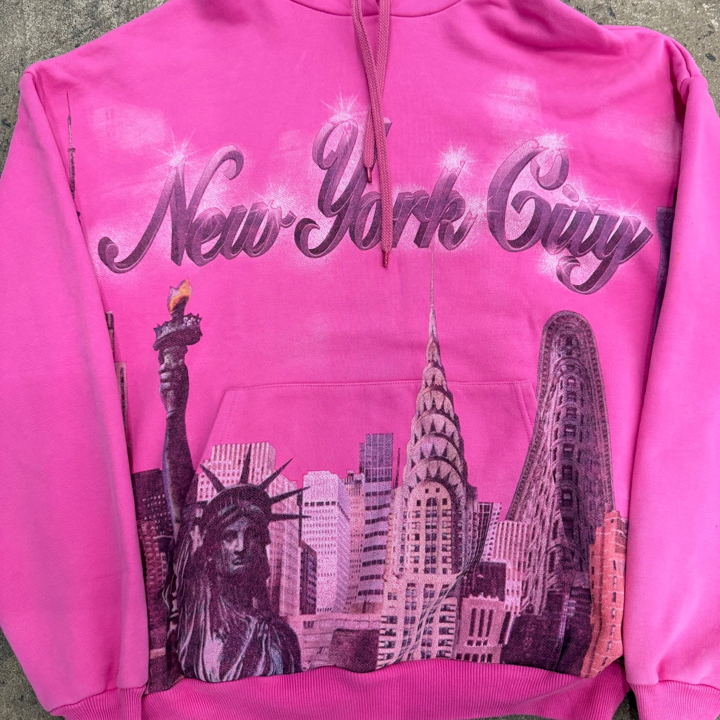 Balenciaga ‘NYC’ Air Brush Hoodie