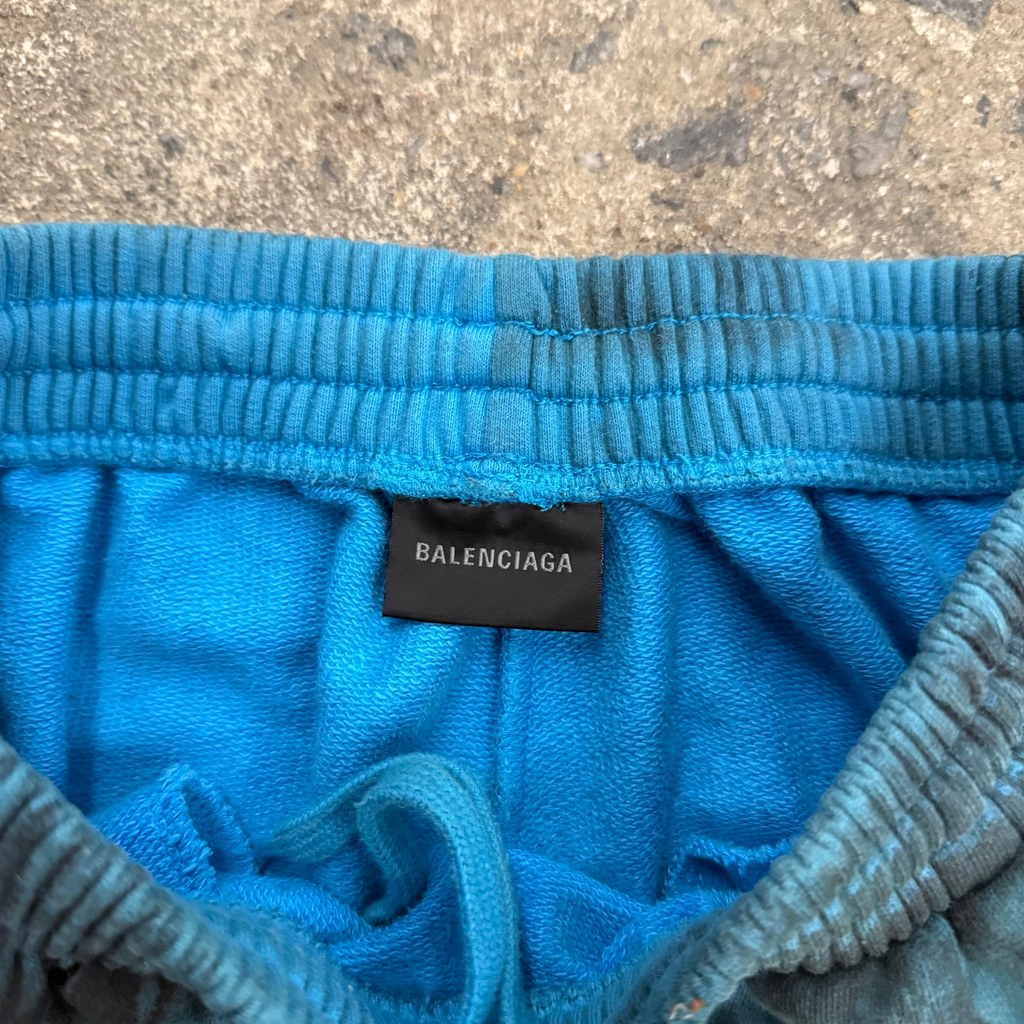 Balenciaga Blue Graffiti Sweatpants
