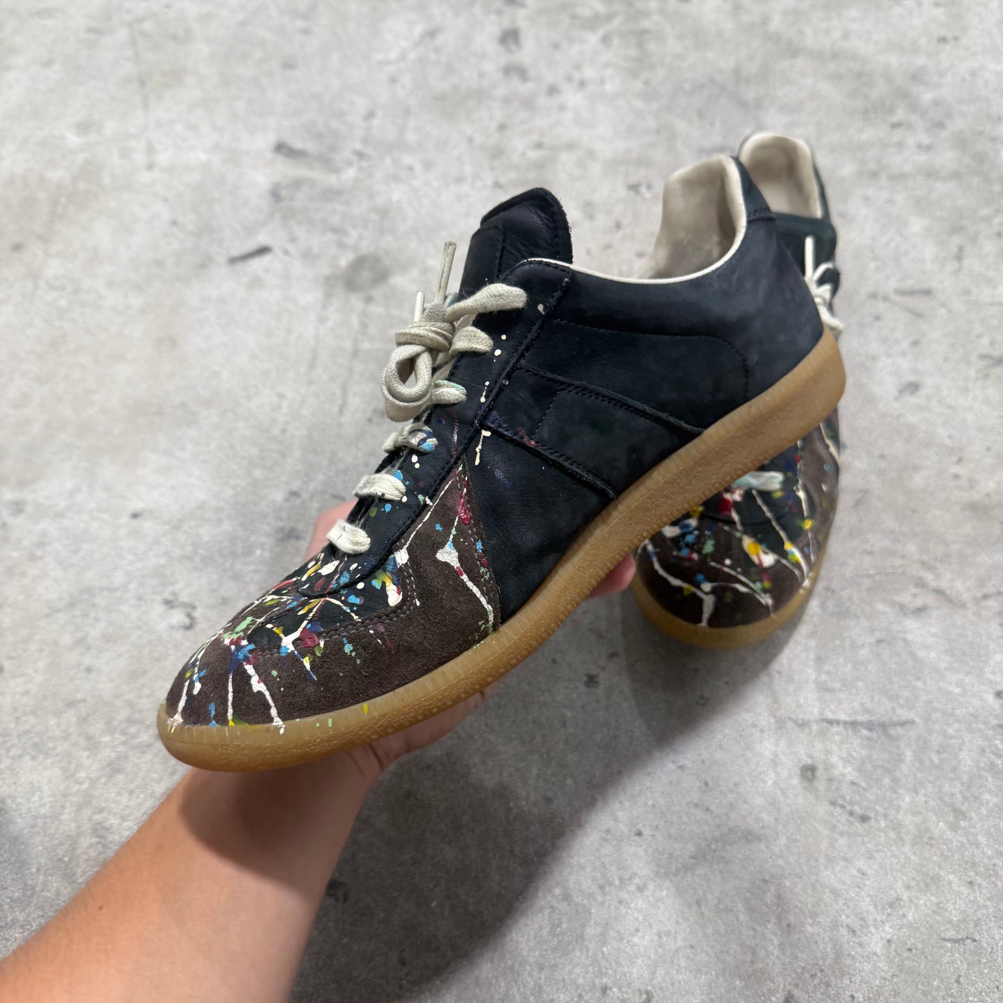 Maison Margiela ‘Black’ Splatter Paint GAT