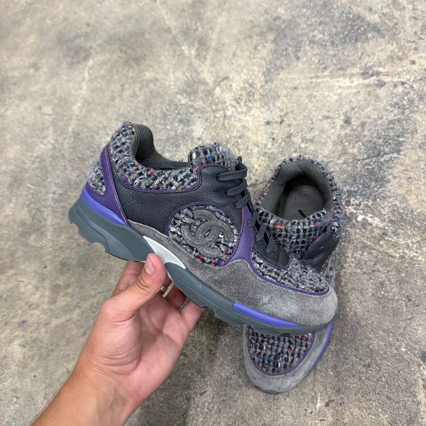 Chanel CC ‘Tweed’ Trainer