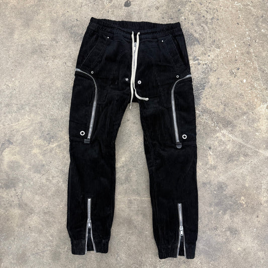 Rick Owens FW22 Runway Bauhaus Cargo Corduroy