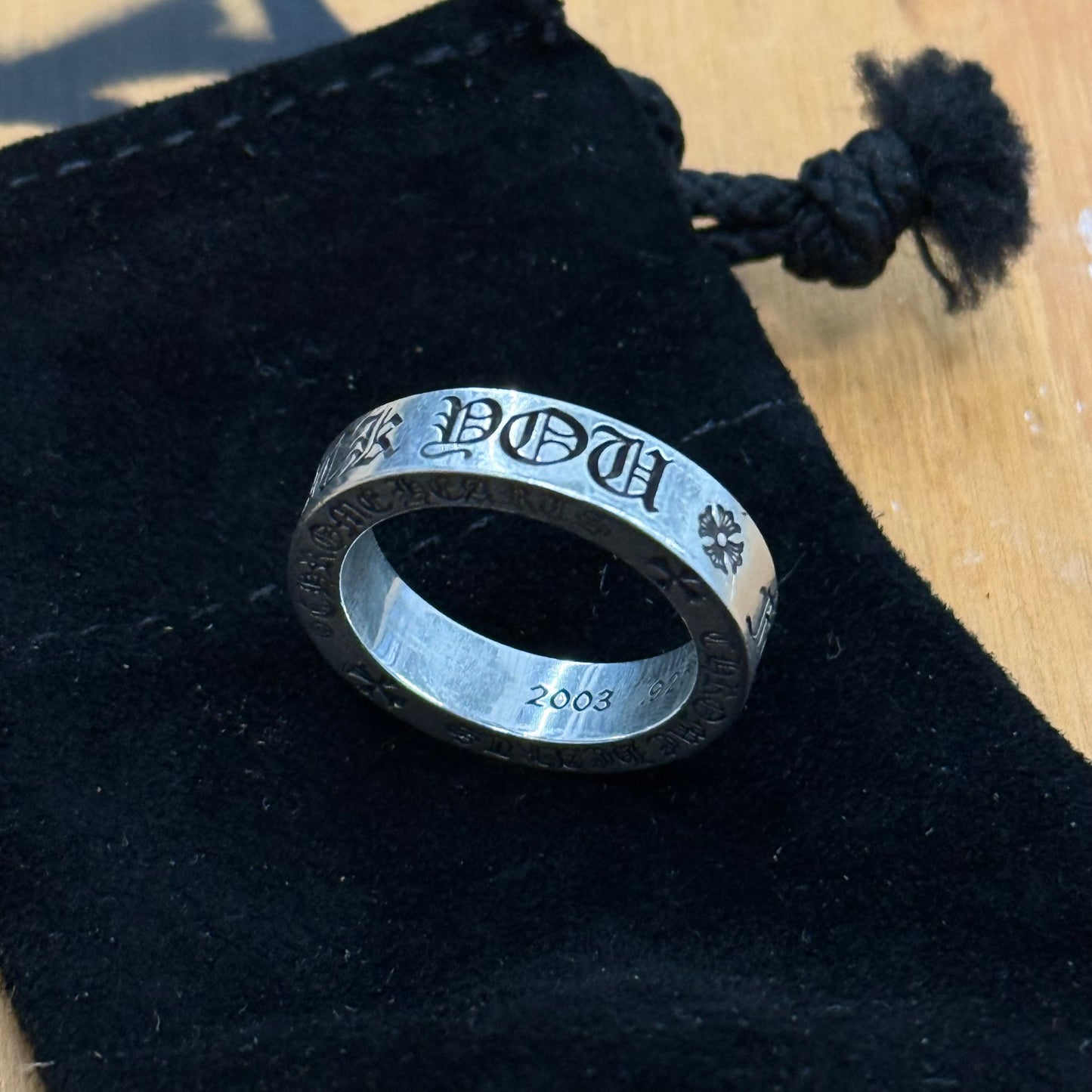 Chrome Hearts ‘F*CK YOU’ Spacer Ring