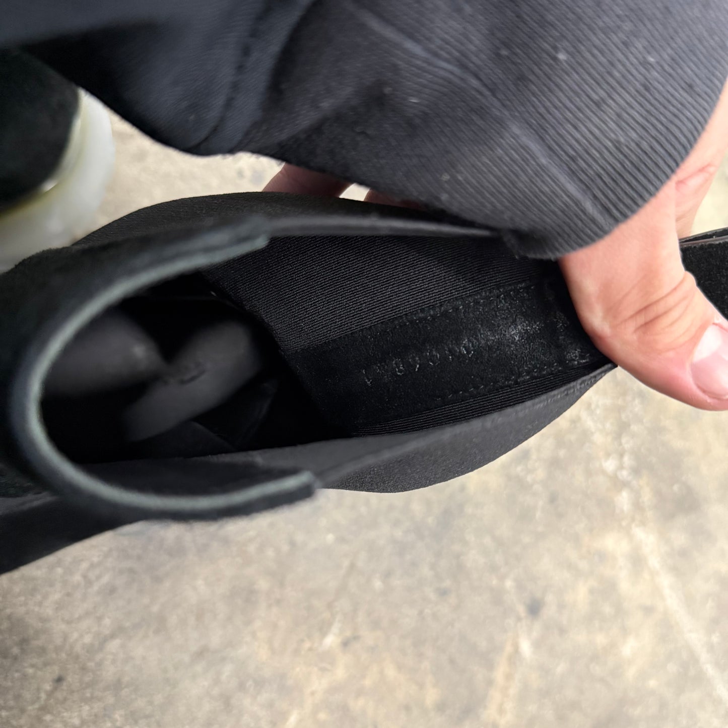 Rick Owens Suede Tractor Boots