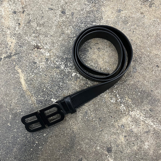 Balenciaga BB Belt in Black