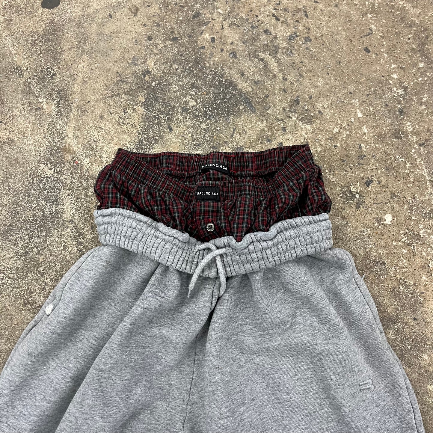 Balenciaga Trompe Loiel Boxer Sweatpants