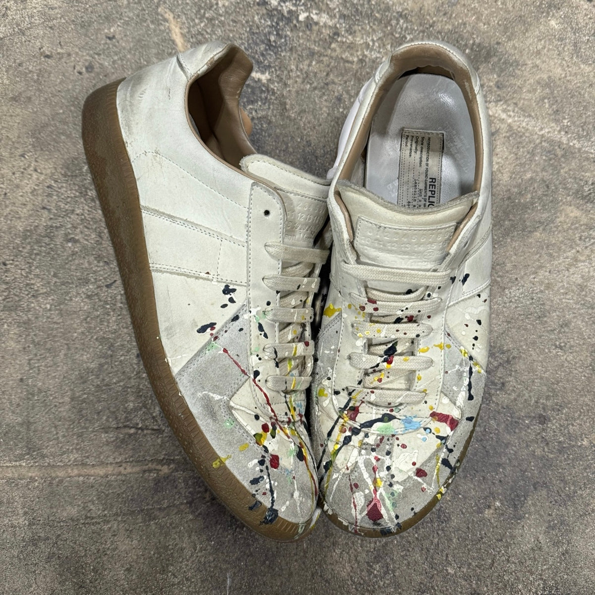 Maison Margiela ‘Beige’ Splatter Paint