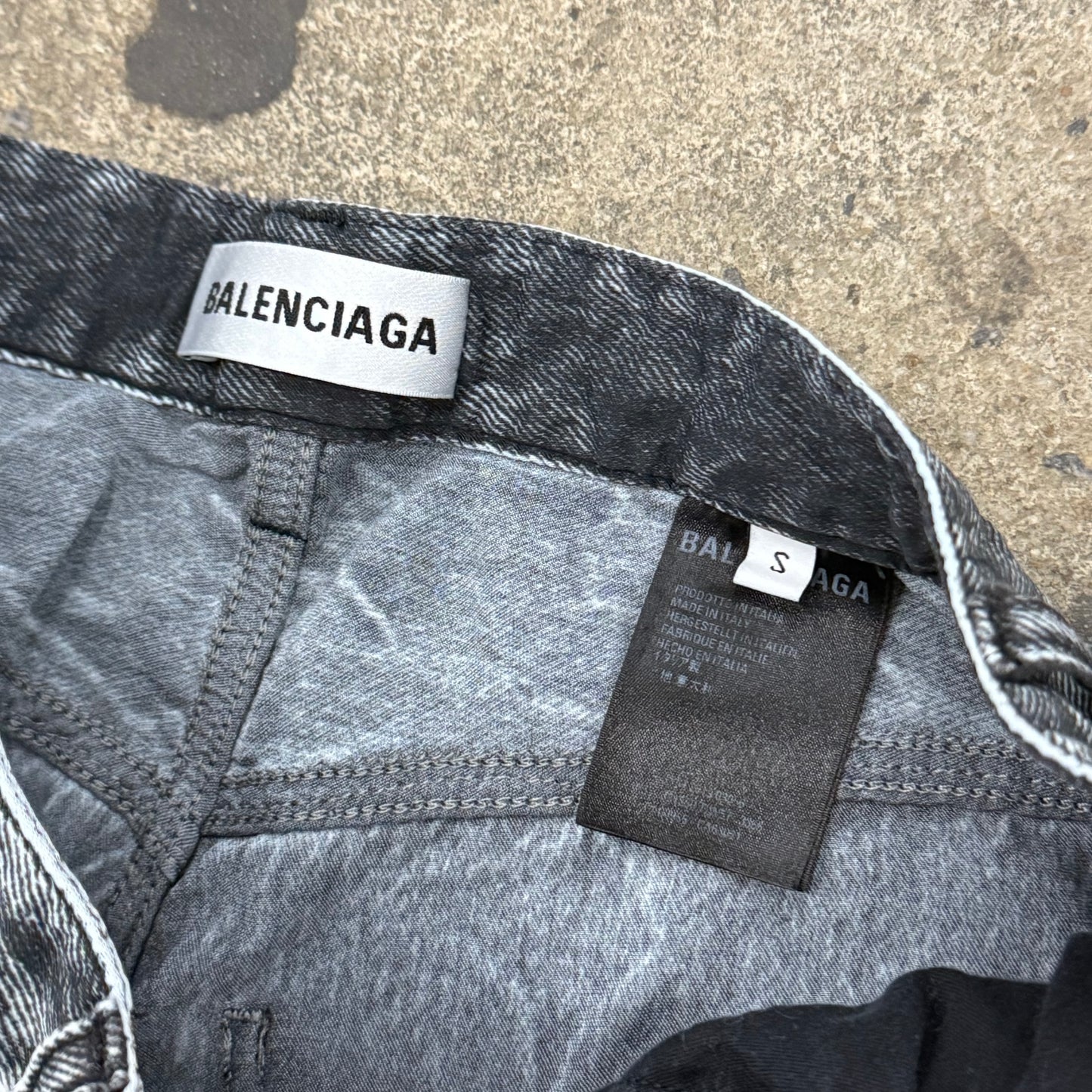 Balenciaga Trompe Loiel Denim
