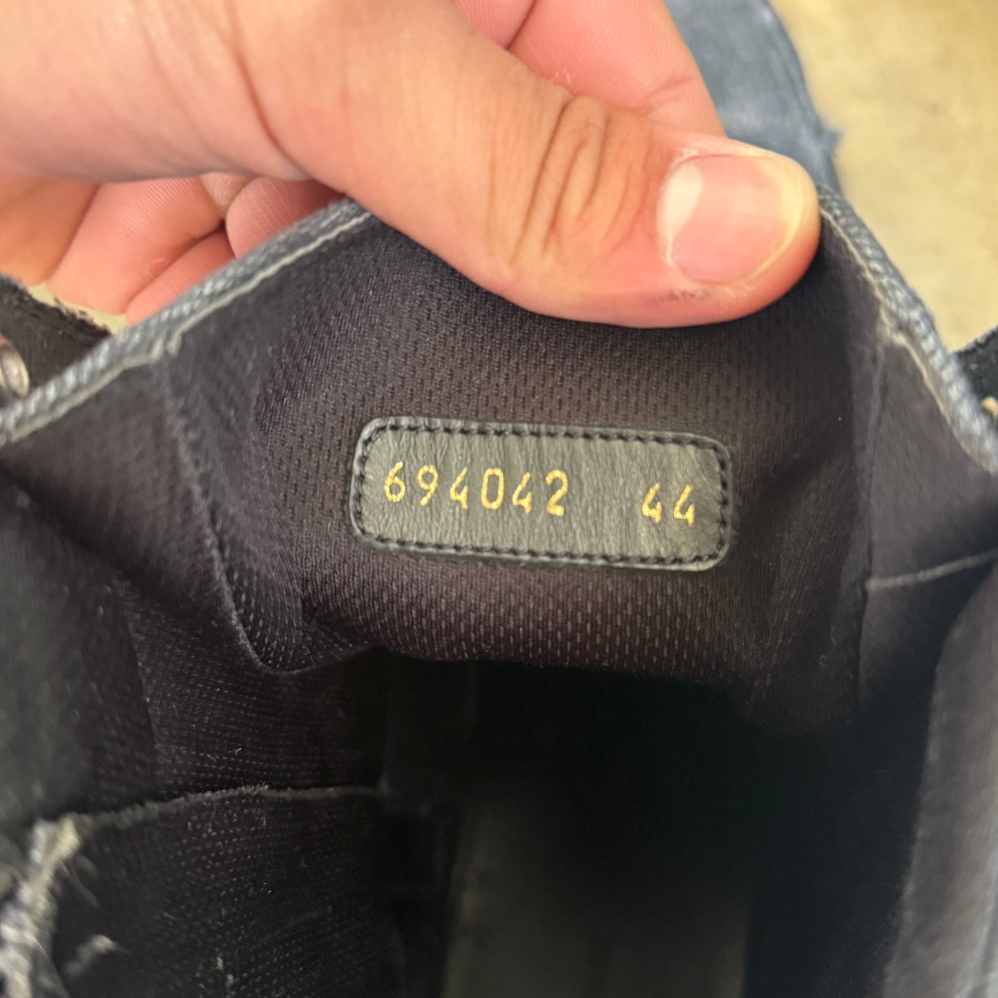 Balenciaga Distressed Strike boots