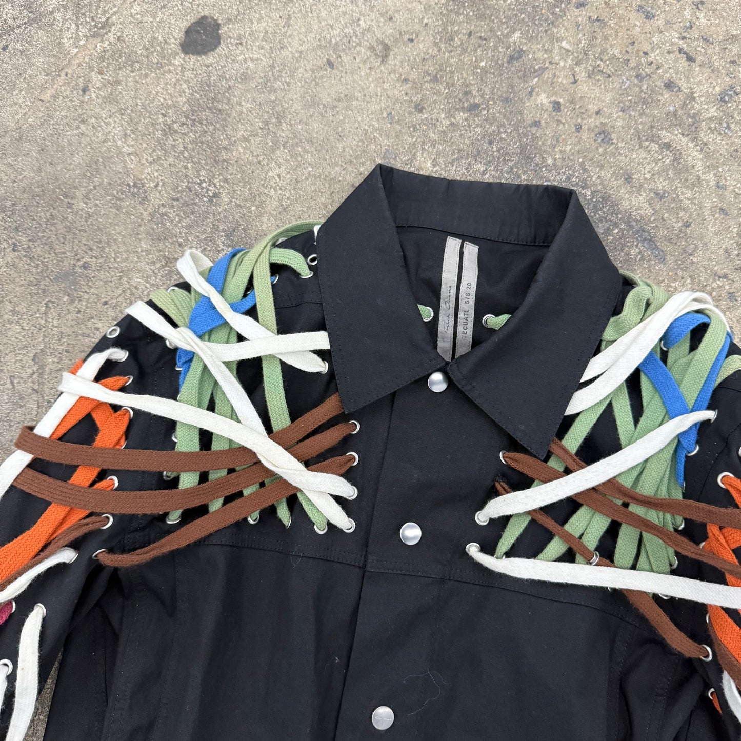 Rick Owens SS/20 Megalace Tecuatl Jacket