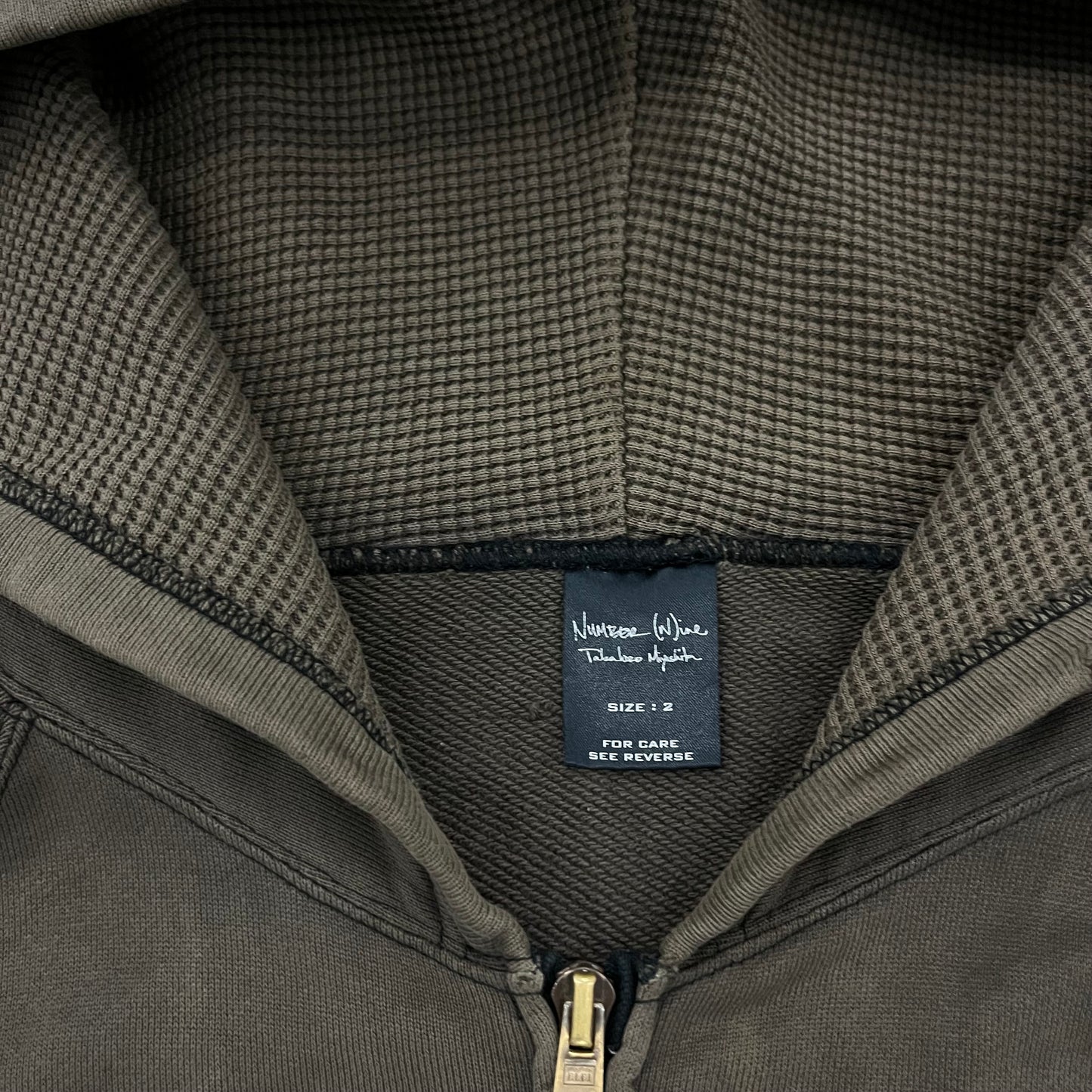 Number (N)ine SS04 Double Skull Zip