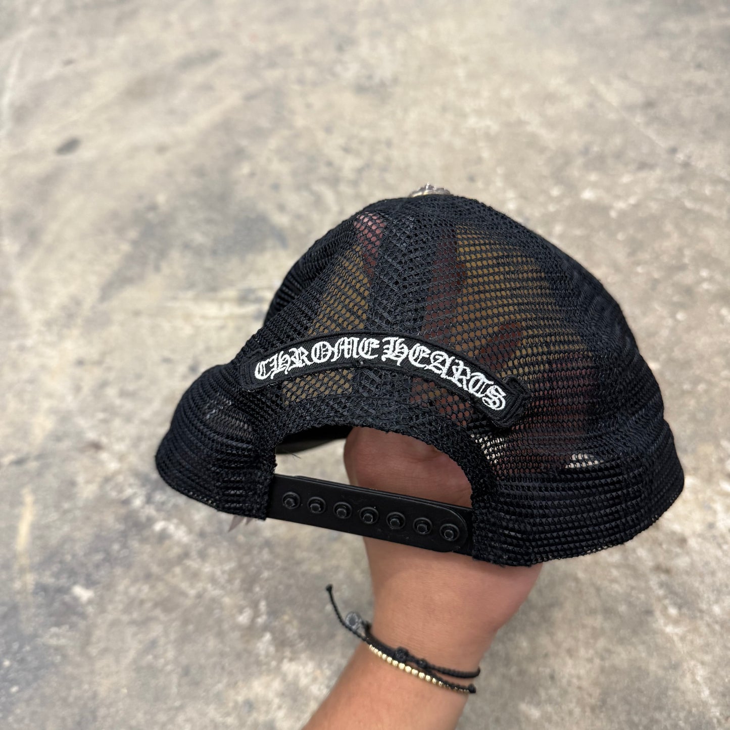 Chrome Hearts Eye Chart Trucker Hat